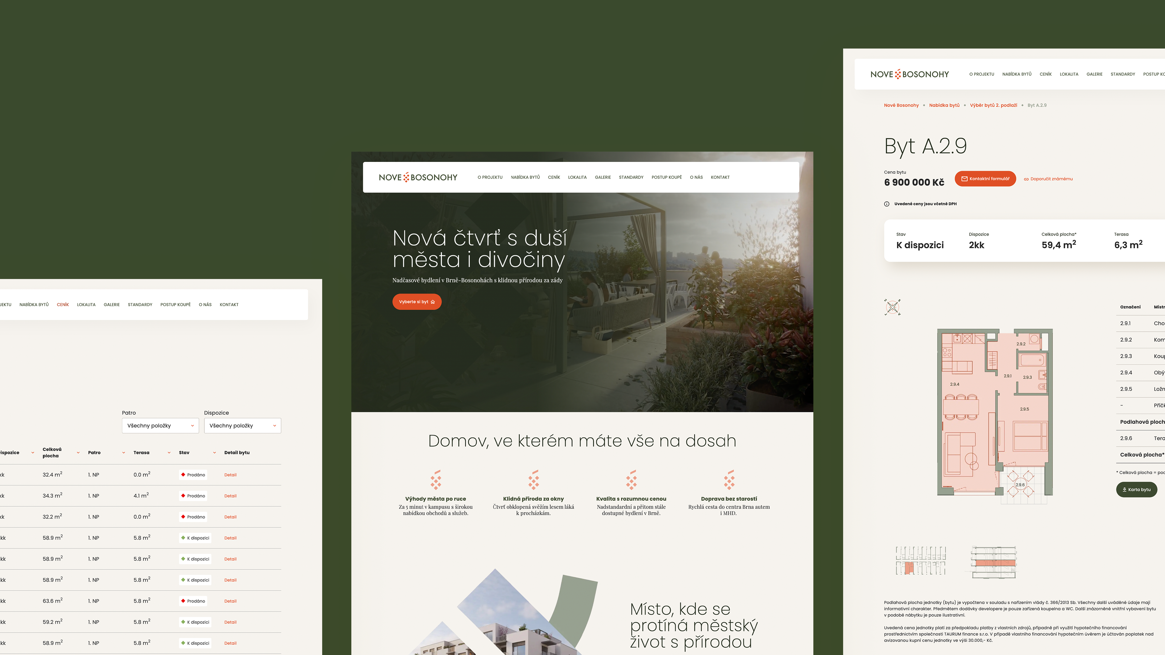 Připravili jsme elegantní design webu, který vychází z vizuální identity projektu.